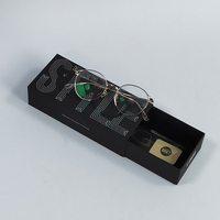Boîte d'emballage rigide de luxe avec logo personnalisé pour lunettes de soleil