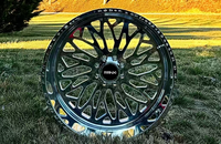 Jantes profondes personnalisées 22x10 22x12 6 trous pour camion 6x5.5 5x5.5 Bronze Aluminium Jantes de semi-remorque pour Ford F150 F250 RAM GMC