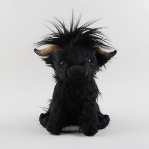 Vache en peluche douce et câline Highland, jouet de <span class=keywords><strong>ferme</strong></span>, jouet en peluche de vache, nouveau sac OPP, jouets unisexes les plus populaires, joli cadeau, coton PP - Product Image 2
