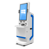 Nouveau 32 pouces Self-Service A4 Scanner Imprimante Écran Tactile Kiosque Trésorerie/Coin Récepteur/Distributeur Passeport Scan Fonction SDK