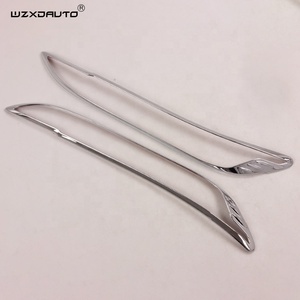 Couvre-phare extérieur chromé ABS pour accessoires WZXD 2018 - Product Image 4