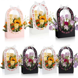 Bolsa de Regalo para Flores, Suministros para Floristería, Bolsa para Envolver Ramos, Cesta de Flores, Caja de Embalaje de Papel para Arreglos Florales - Product Image 1