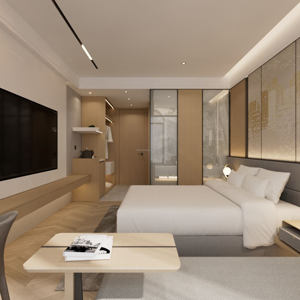 Juego de Muebles de Dormitorio de Lujo Moderno para Proyectos Hoteleros, Personalización a Precio de Mayoreo, Juego Completo de 5 Estrellas - Product Image 3