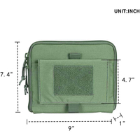 Pochette d'administrateur Molle tactique EDC EMT sac à outils utilitaire pochettes organisateur de taille sac de rangement de documents de carte d'outils d'extérieur