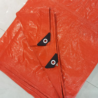 Bâche en polyéthylène orange