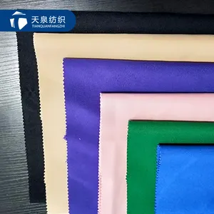 100% polyester uniform shirt fabric fold and roll packing minimatt and gabardine Southeast Asian popular