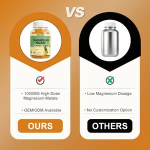 Gomme al Magnesio Malato 1000mg Gusto Ananas 60 Vegane Senza Zucchero Integratore Alimentare per Adulti |   Migliora l'immunità e la salute delle ossa - Product Image 5