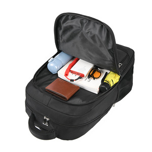 Men's <b>Large</b> <b>Capacity</b> <b>Backpack</b> 20-35L Business Travel Commuting Outdoor Solid Color Detachable Straps - Product Image 3