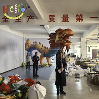 Marionnettes de dragon chinoises personnalisées, dragon gonflable à main pour la publicité