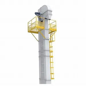 Professional vertical lift hopper bucket conveyor elevator for cement coal sand transportation