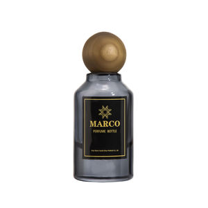 Nouveau design 2016, flacon de parfum en verre rond de 50 ml, flacon de parfum pour homme avec bouchon - Product Image 4
