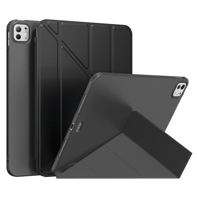 Tablet Protective Case PU Leather Y Fold Case for iPad Air 13 (M4) 2024 for Kids PU Leather TPU Case