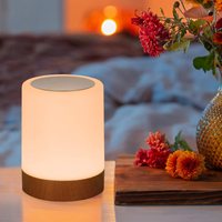 2025 Offre Spéciale tactile imitatif bois Pc matériel rond amitié lampe de table de bureau
