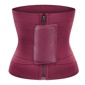 Individuell anpassbarer Taillentrainer-Gürtel mit Reißverschluss und Logo für Sport, Fitness und Gewichtsabnahme, flexible Lendenwirbelstütze - Product Image 3