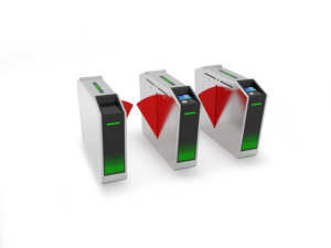 Cánh cửa rào cản cửa quay với hệ thống thẻ rfic kiểm soát truy cập cửa quay cho lối vào tòa nhà văn phòng - Product Image 2