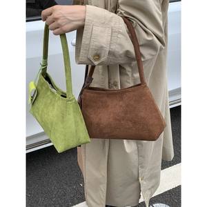 Sac à main en daim pour femme de style vintage 2025, imperméable, bandoulière unique, sac bandoulière avec poche intérieure - Product Image 5
