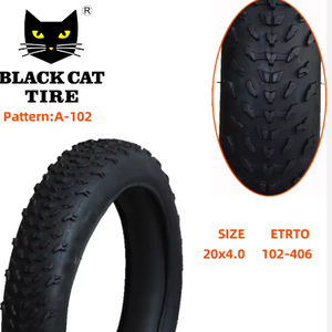 Zwarte Kat A828 Fat Bike Banden 20X4.0 102-406 Zware Banden Voor E-BIKE - Product Image 2