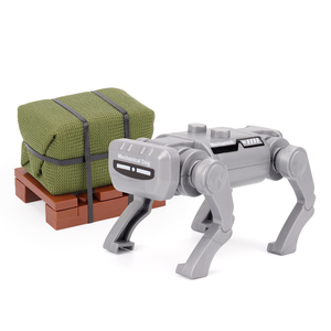 Chien mécanique MOC - Robot chien <span class=keywords><strong>de</strong></span> simulation avec pièces en <span class=keywords><strong>bois</strong></span> détachables pour assemblage par livraison aérienne, modèle en <span class=keywords><strong>bois</strong></span>, jouet en plastique ABS - Product Image 2