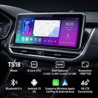 Reproductor Multimedia de Video para Automóvil Android con Navegación GPS Integrada, DSP, Asistente de Reversa, Pantalla de 12.3 Pulgadas para Radio de Automóvil Universal