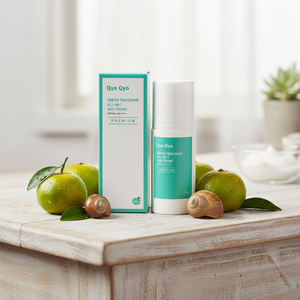 QyoQyo K-Beauty K-Peel Concept crème de jour TOUT-EN-UN Lotion verte mandarine apaisante hydratante escargot ingrédient principal pour la peau - Product Image 3
