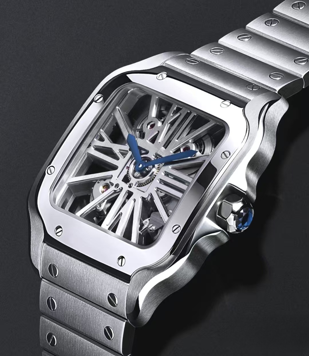 cartie watch santos skeleton