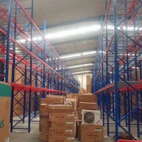 Étagère à palettes en acier galvanisé robuste, équipement de stockage industriel pour entrepôt et manutention