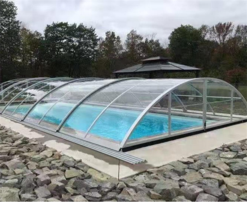 Лидер продаж, наружный водонепроницаемый солнцезащитный козырек с УФ-защитой, пластиковый поликарбонатный корпус «сделай сам» для бассейна