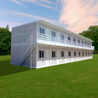 Casa Contenedor Plegable de Montaje Rápido Directo de Fábrica, Ducha, Oficina, Edificio, Apartamento, Alojamiento, Resistente al Viento