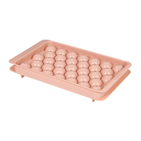 Molde de cubos de gelo de plástico diy, bandejas com tampa grátis, fabricação de gelo
