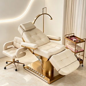 เตียงนวดเสริมความงามอุ่นร้อน รุ่น RJ Luxury Modern Spa Beauty Salon สำหรับทำทรีทเมนท์ทางการแพทย์ ดูแลเท้า นวดหน้า ต่อขนตา รุ่น RJ-616 - Product Image 5