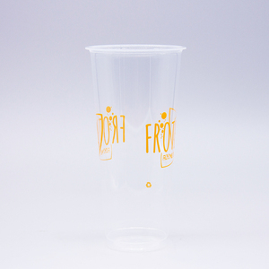Custom Logo Printed Pp Disposable Plastic Cup With Lid