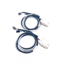 Assemblage de câbles sur mesure, tous types de câbles DB, connecteur DB15 à angle droit mâle/femelle vers Molex 5557, assemblage de câbles DB15 sur mesure