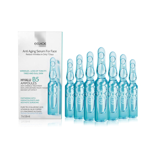 EELHOE Vente en gros Ampoules <span class=keywords><strong>Hyalu</strong></span> <span class=keywords><strong>B5</strong></span> Pro-collagène Lift & Firm Sérum facial éclaircissant Anti-âge Anti-rides Sérum pour le visage - Product Image 1