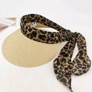 Sombreros de Sol para Mujer, Visera de Paja, Ala Ancha, Sombrero de Playa Plegable, Gorra de Verano Enrollable con Solapa Abierta, Protección UV UPF 50, Regalo - Product Image 2