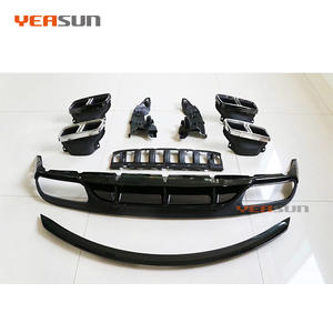 Difusor trasero W205 de alta calidad, edición 1, actualización de estilo, parte trasera deportiva para Mercedes Benz <span class=keywords><strong>C</strong></span> <span class=keywords><strong>Coupe</strong></span> Class 2015 2016 2017 2018 - Product Image 3