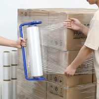 Film étirable souple pour emballage de palettes, matériau laminé, largeur 50 cm, film transparent protecteur pour emballage de marchandises, pour ordinateur portable