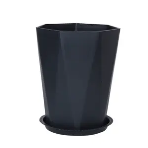 Flowerpot Plastic flowerpot High-grade thickened resin extra large loose tail sunflower Living room office large green plant