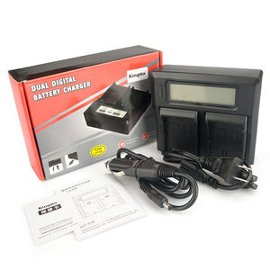 Chargeur double écran LCD KingMa pour batterie LP-E6 pour appareil photo <span class=keywords><strong>Canon</strong></span> D Mark II, 5D Mark III, 7D2 EOS 60D <span class=keywords><strong>7D</strong></span> 6D 70D 60Da 5DS 5DSR - Product Image 6