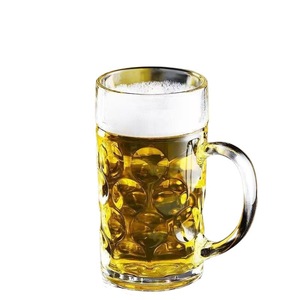 Jarra de Cerveza Extra Grande Glass Hero Cup, Jarra de Cerveza de Gran Capacidad, Jarra con Asa para Bar, Vaso de Cerveza Extra Grande y Grueso - Product Image 5