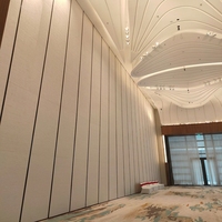 Panneau acoustique coulissant mural amovible et pliable à commande automatique pour la maison, le bureau ou comme séparateur de pièce
