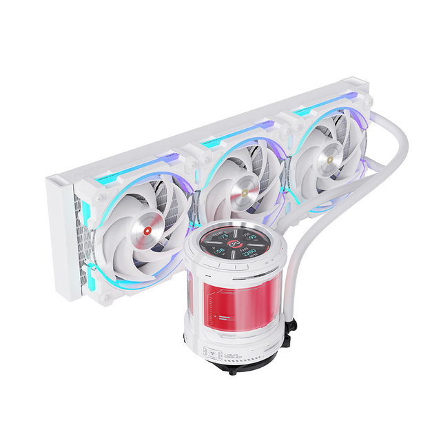 ALSEYE New Design 3pcs 120mm Black Color AIO Liquid Cooler CPU Water Cooler W360-V-W for Gaming PC Case