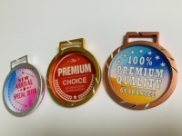 Médailles d'honneur sportives en métal personnalisées, prix or, argent, bronze pour la journée sportive scolaire, le marathon, le tournoi de football