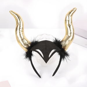 Halloween Devil corna fascia per capelli gotico Cosplay per capelli demone fascia per capelli Cosplay decorazioni per feste - Product Image 3