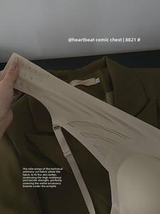 Sujetador inalámbrico antiflacidez para <span class=keywords><strong>mujer</strong></span>, cómodo verano, poliamida gruesa, uso diario, diseño de cuerpo de dibujos animados, gancho, correas ajustadas - Product Image 4