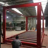 Maisons préfabriquées modulaires mobiles portables de 10 pieds, 20 pieds, 30 pieds, 40 pieds, conteneurs de bureau, conteneurs d'expédition, cadre de conteneur à vendre en Chine
