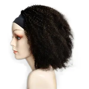 Peluca Lisa brasileña de pelo humano peruano, corte pixie corto, afro ondulado, listo para enviar, hecha a máquina