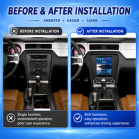 Estéreo para Auto con Pantalla Táctil para Ford Mustang, CarPlay Inalámbrico, Android Auto, DSP, GPS, Navegación, Radio, Reproductor MP3/MP4