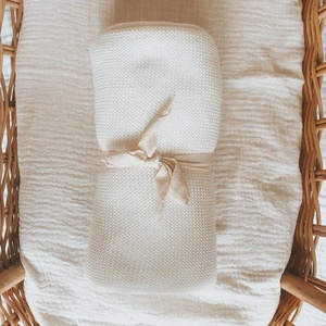 Trẻ sơ sinh trẻ sơ sinh cổ điển gia truyền ĐAN NHẸ ném chăn dễ dàng <span class=keywords><strong>Crochet</strong></span> mô hình bé chăn cho người mới bắt đầu - Product Image 3