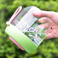 Bol à salade personnalisé, bol à fruits portable, pratique, moderne, simple, double couche, avec drain, pour la conservation, en plastique, pour le camping en extérieur