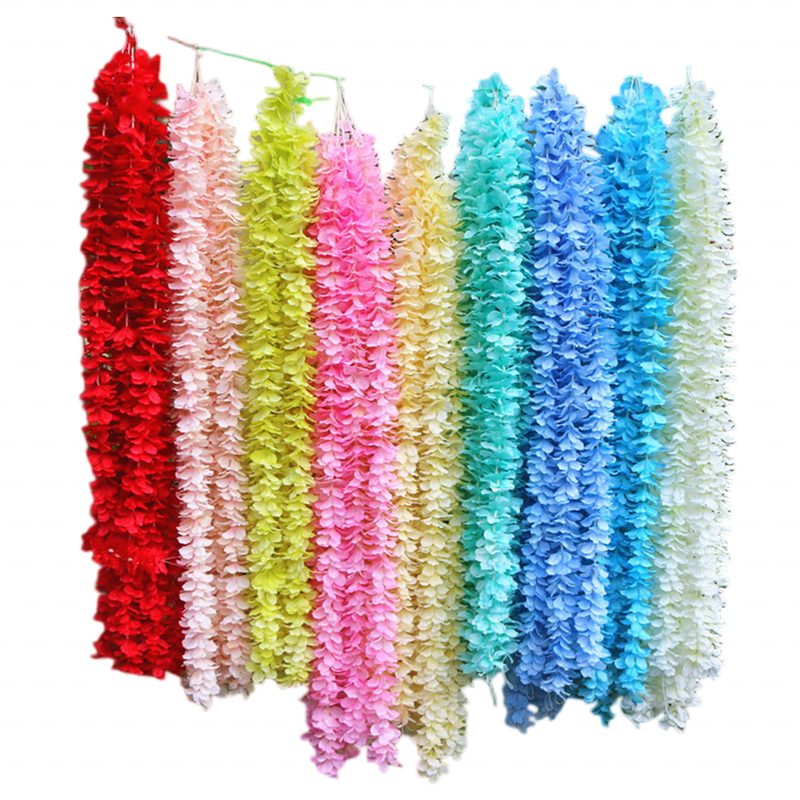 Plastic 180cm Hanging Plants Leaves Vines